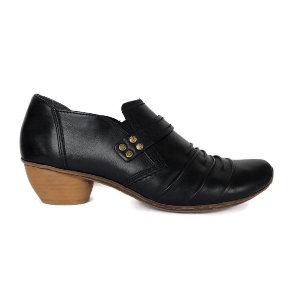 Rieker | Black Ankle Boot Slip on